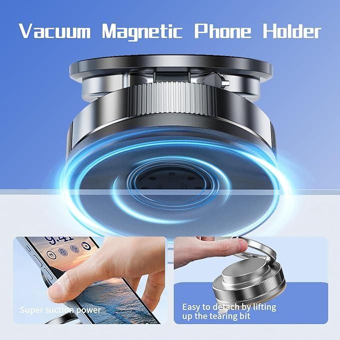Vacuum Magnetic Mobile Holder for Car and wall mounts
